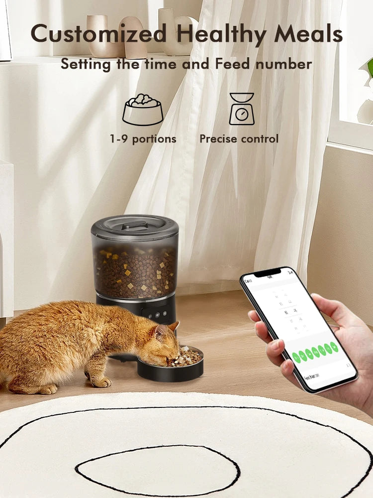Automatic Pet Feeder - TechnuBlack Edition
