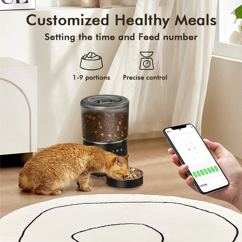 Automatic Pet Feeder - TechnuBlack Edition