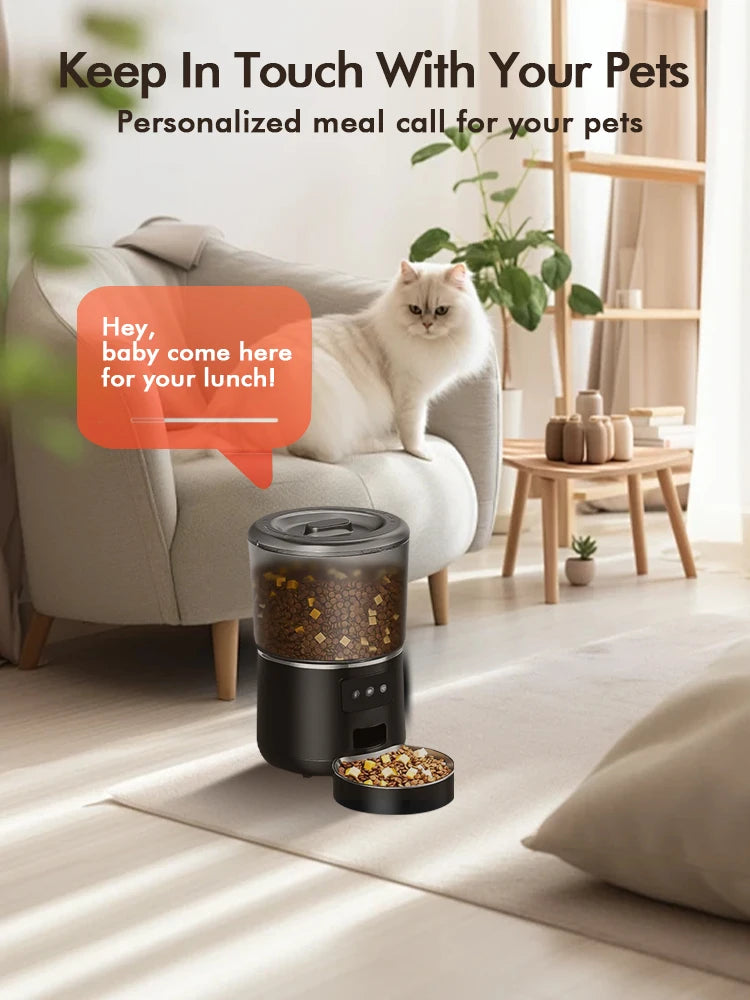 Automatic Pet Feeder - TechnuBlack Edition
