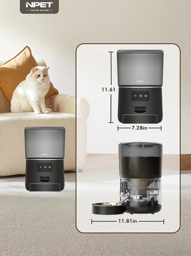 Automatic Pet Feeder - TechnuBlack Edition