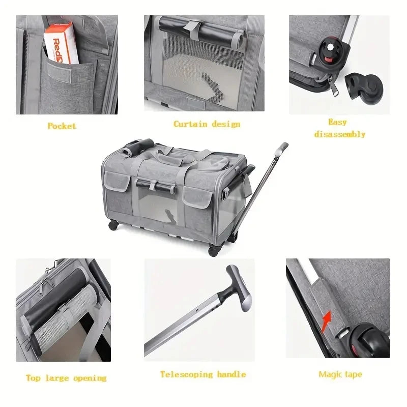 Extra Large Pet Trolley Case