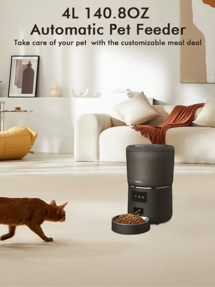 Automatic Pet Feeder - TechnuBlack Edition