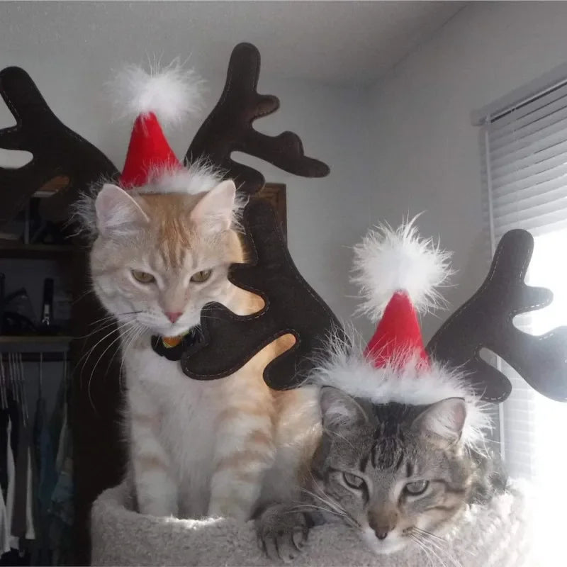 Reindeer Antlers Christmas Dog Headband