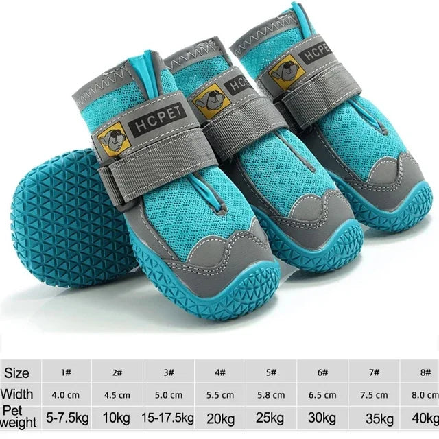 Chaussures respirantes pour chien