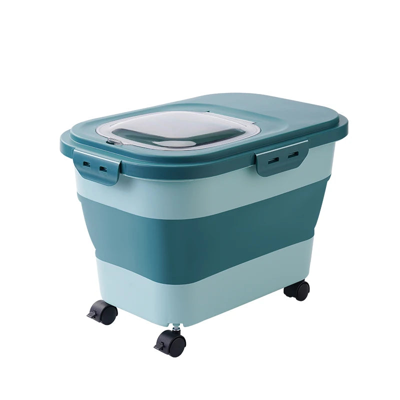 Collapsible Pet Food Container