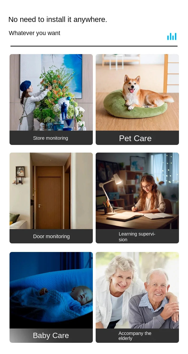 1080P HD WiFi Pet Camera