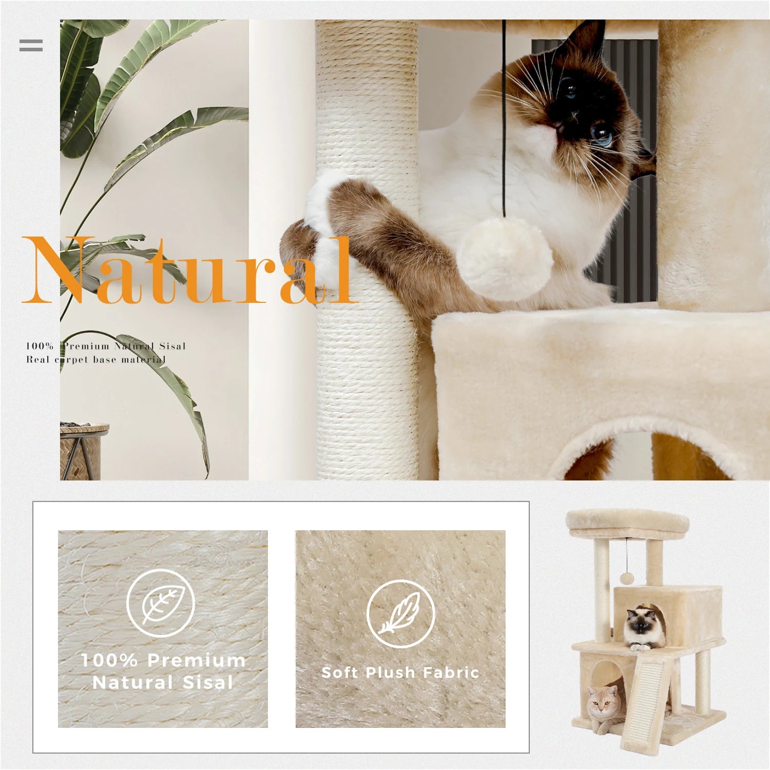Large Multi-Level Cat Tree