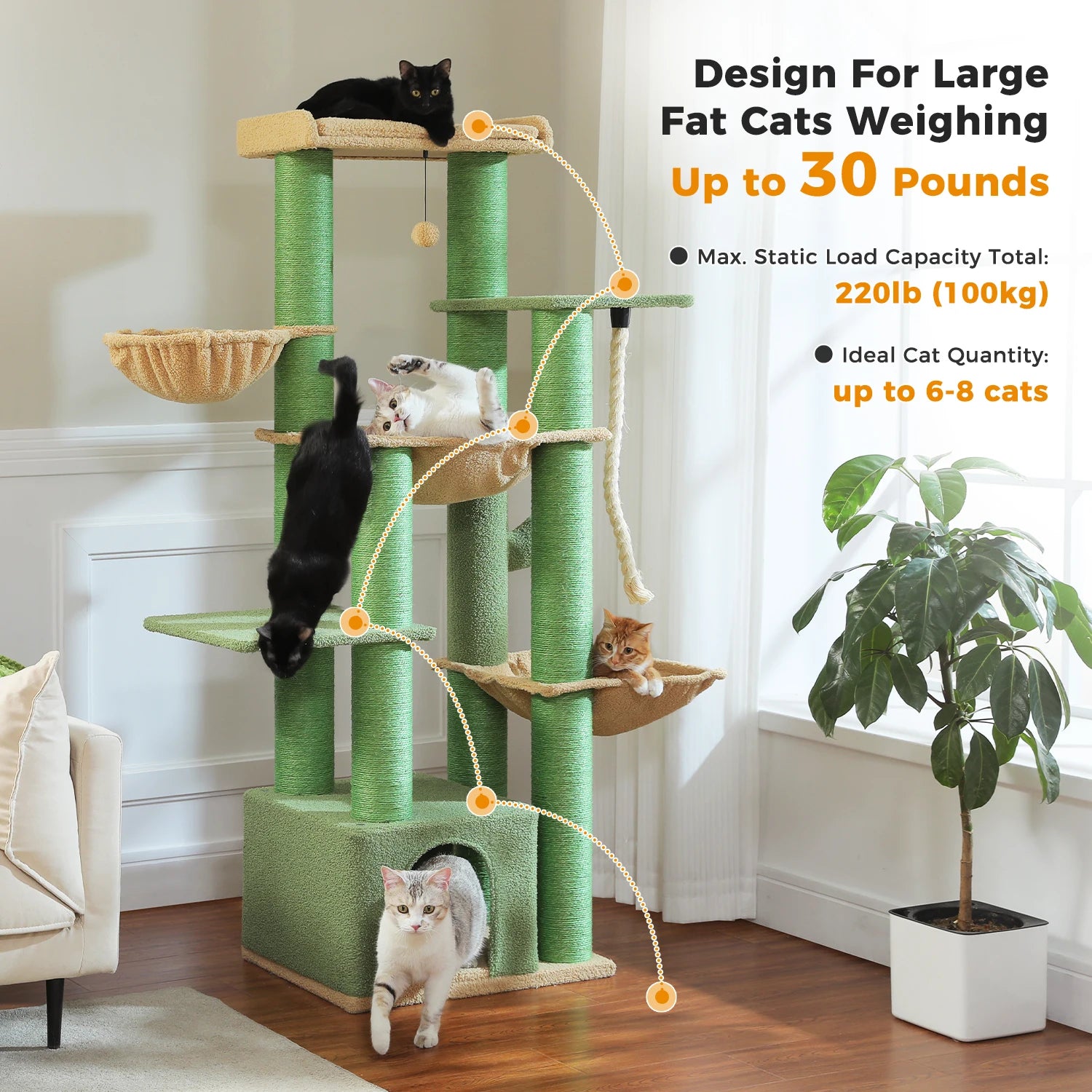 Big Cat Tree for Large Cats