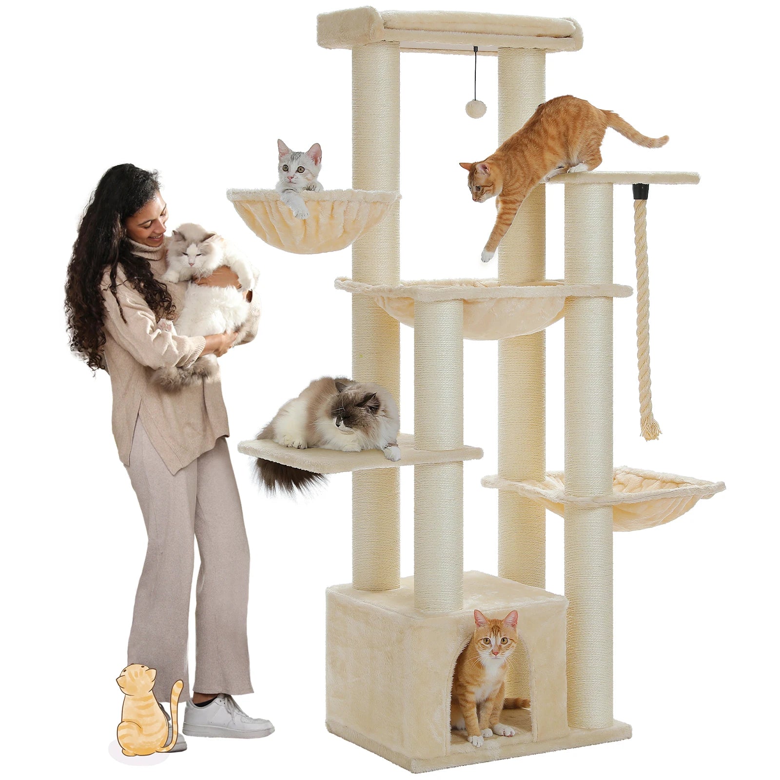 Big Cat Tree for Large Cats