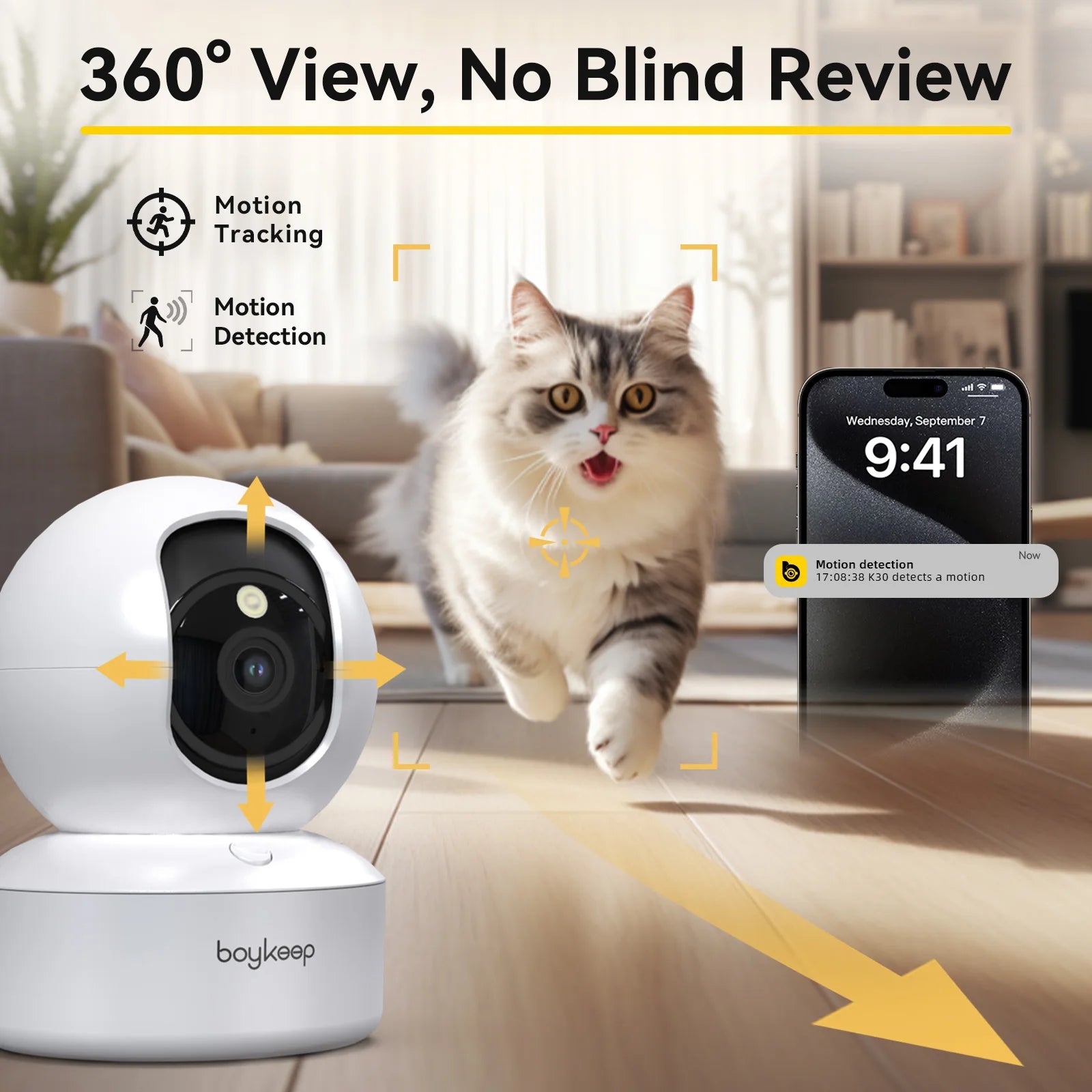 360 Degree Dog Camera With App