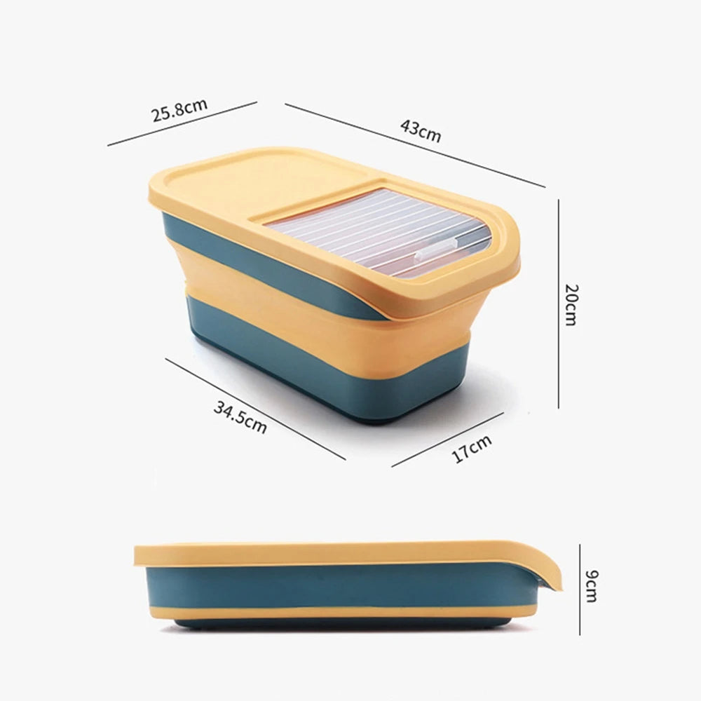 Collapsible Pet Food Container