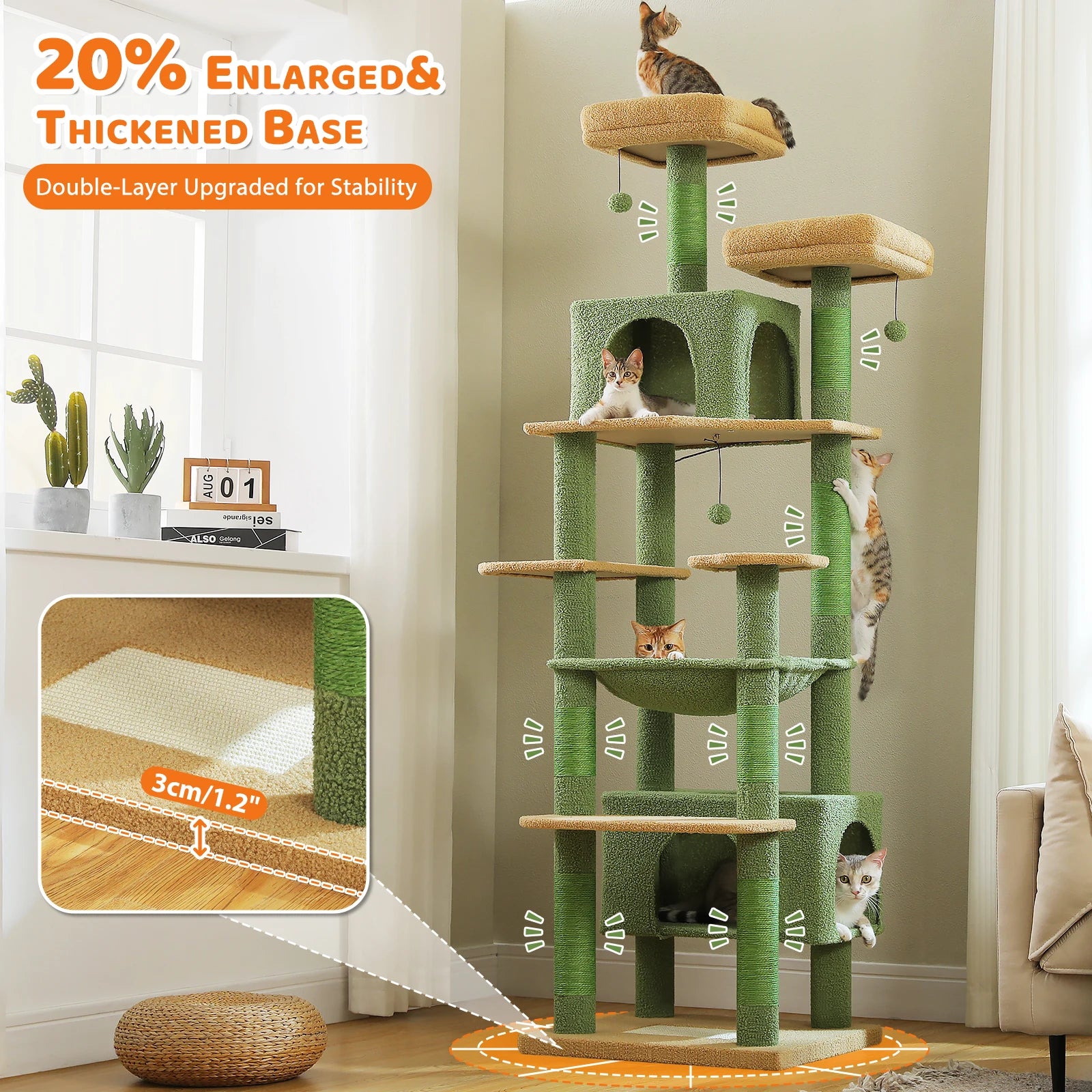 Tall Multi-Level Cat Tree