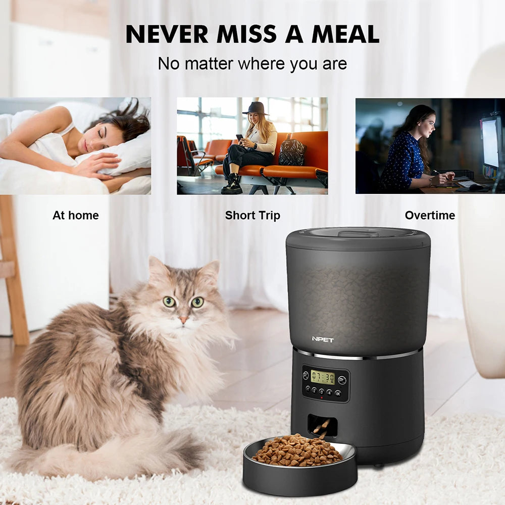 Automatic Pet Feeder - TechnuBlack Edition