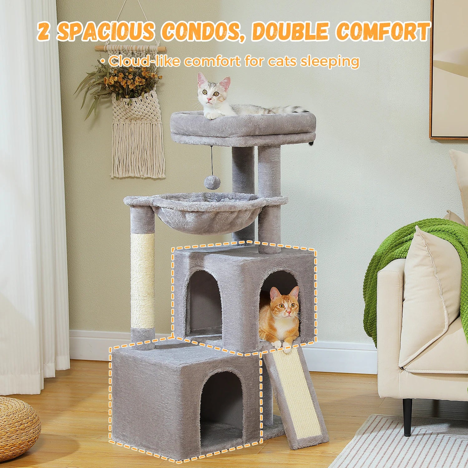 Large Multi-Level Cat Tree