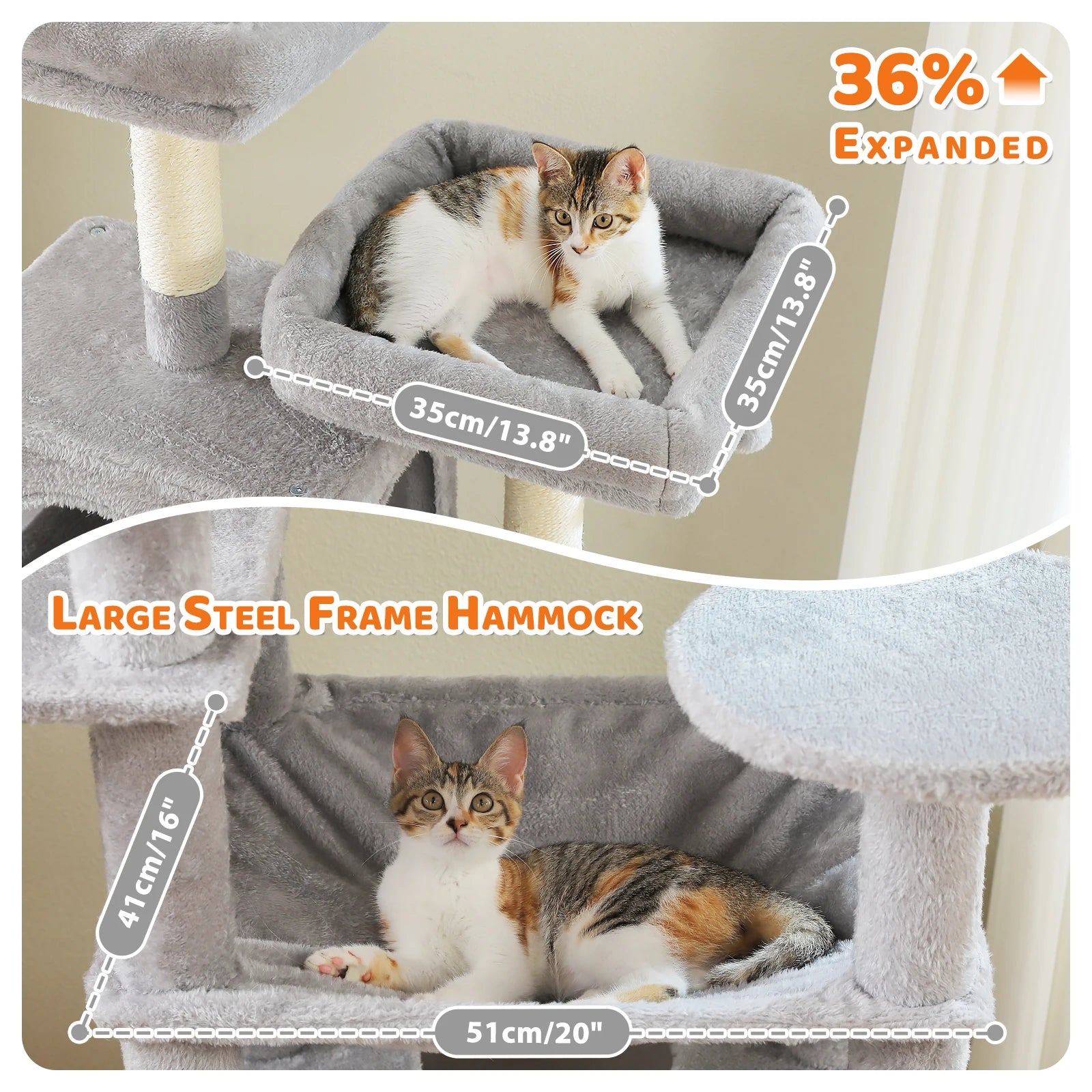Tall Multi-Level Cat Tree