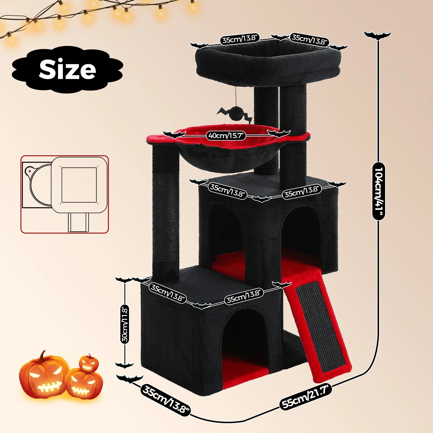 Large Multi-Level Cat Tree