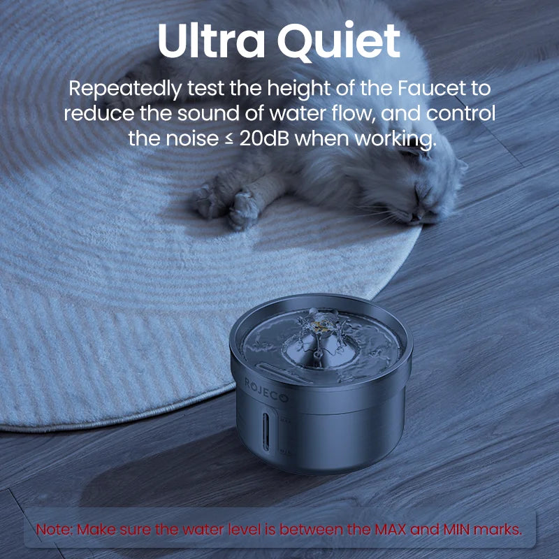 Stainless Steel Pet Drinking Automatic Water Fountain