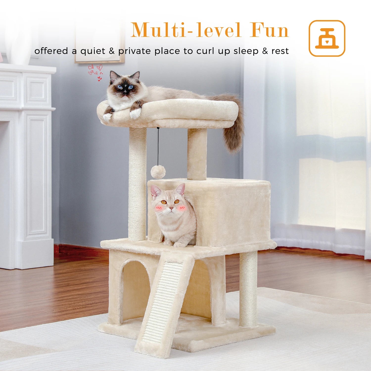 Large Multi-Level Cat Tree