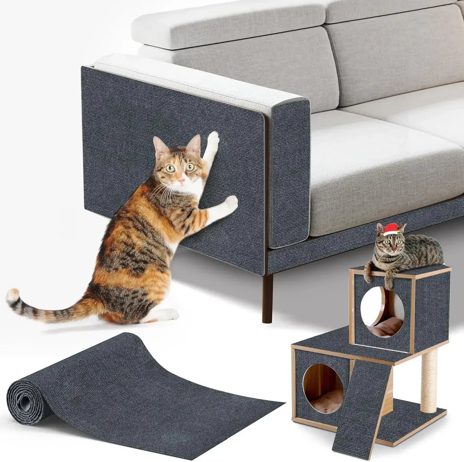 Self-Adhesive Cat Scratch Carpet