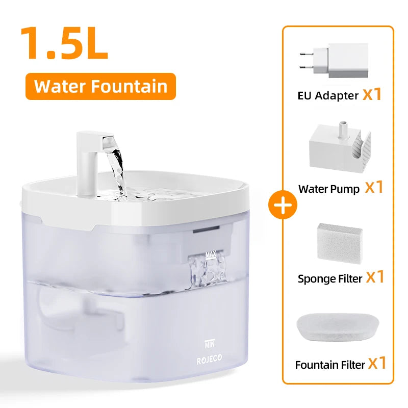 Smart Cat Water Fountain with filters