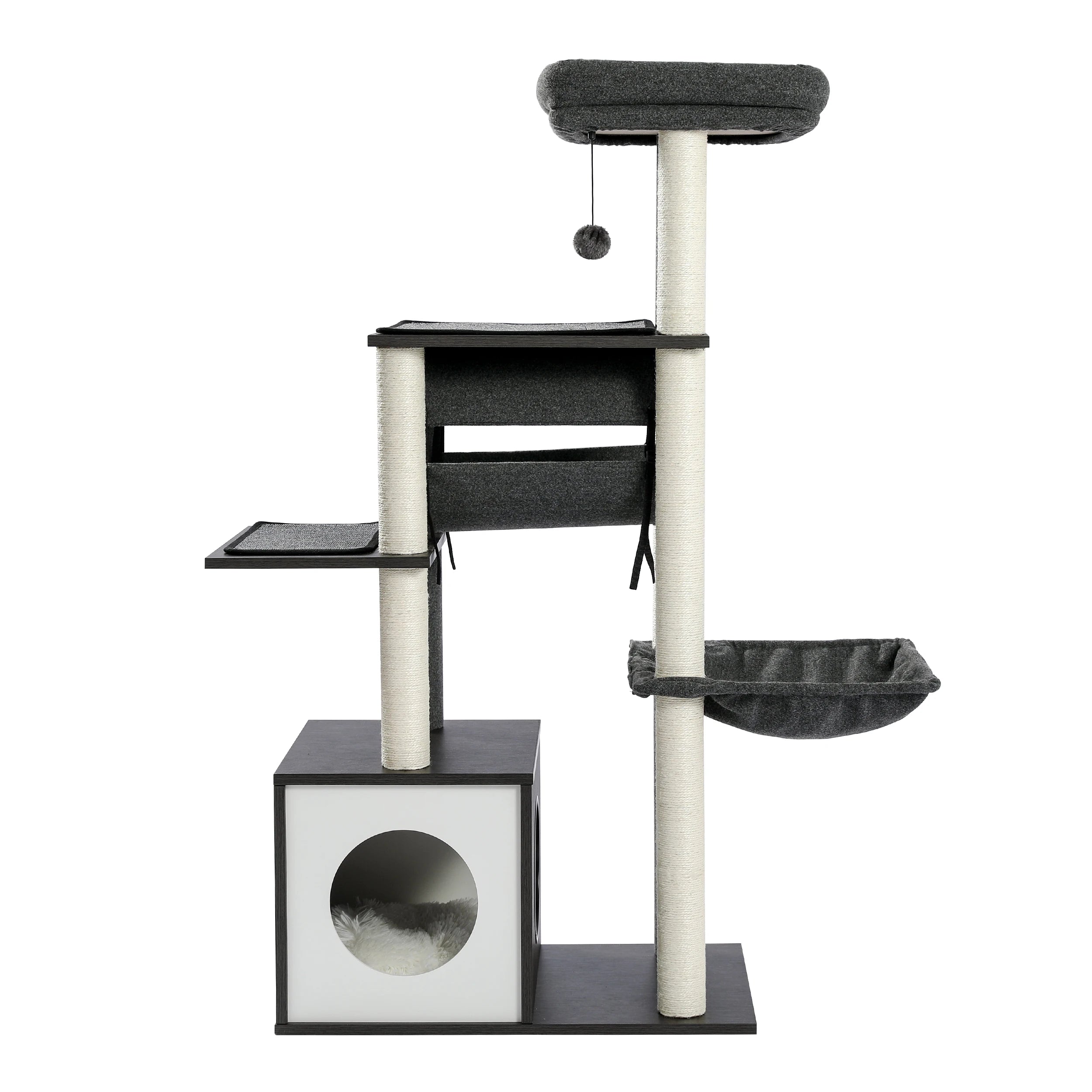 Modern Wooden Cat Tree