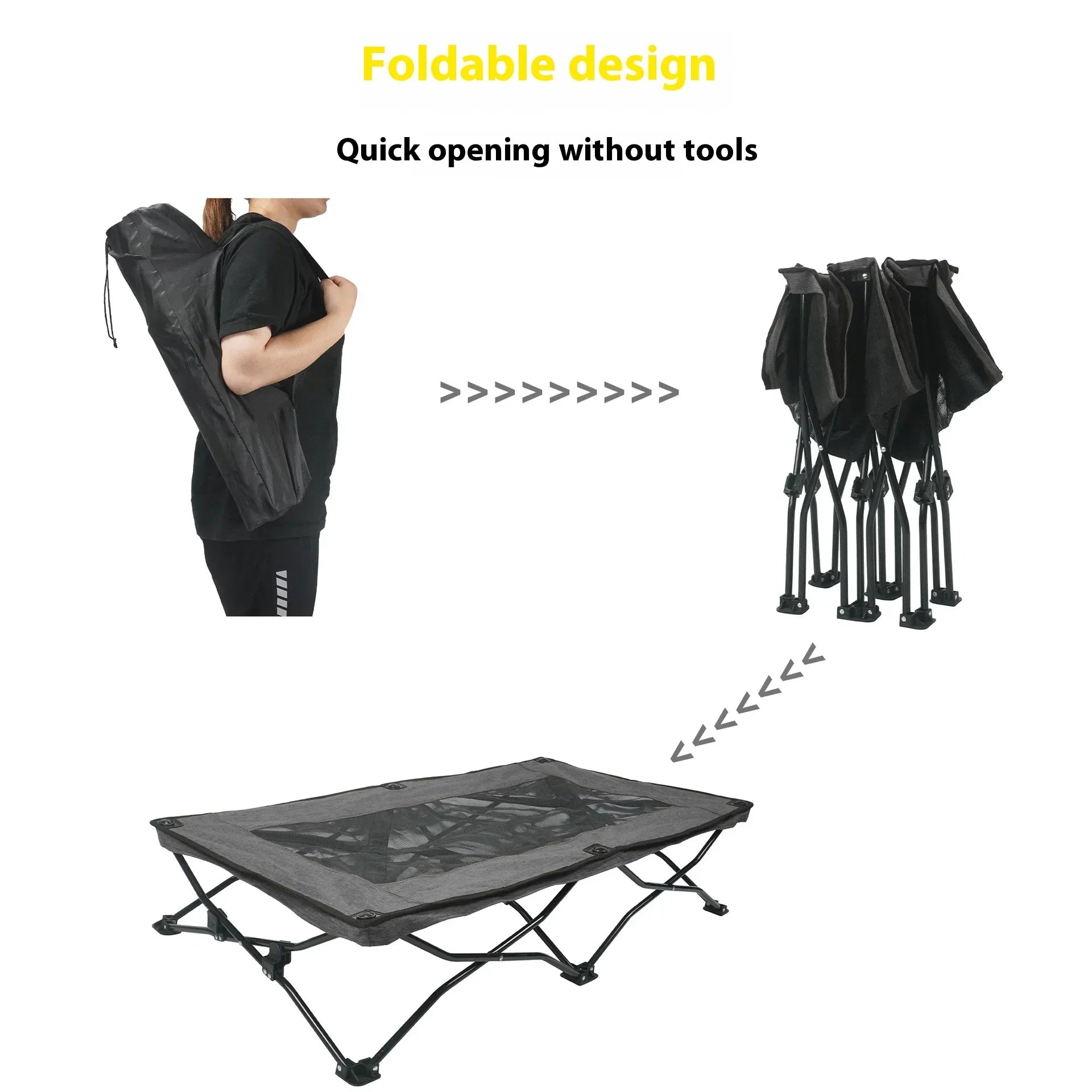 Foldable Outdoor Dog Bed