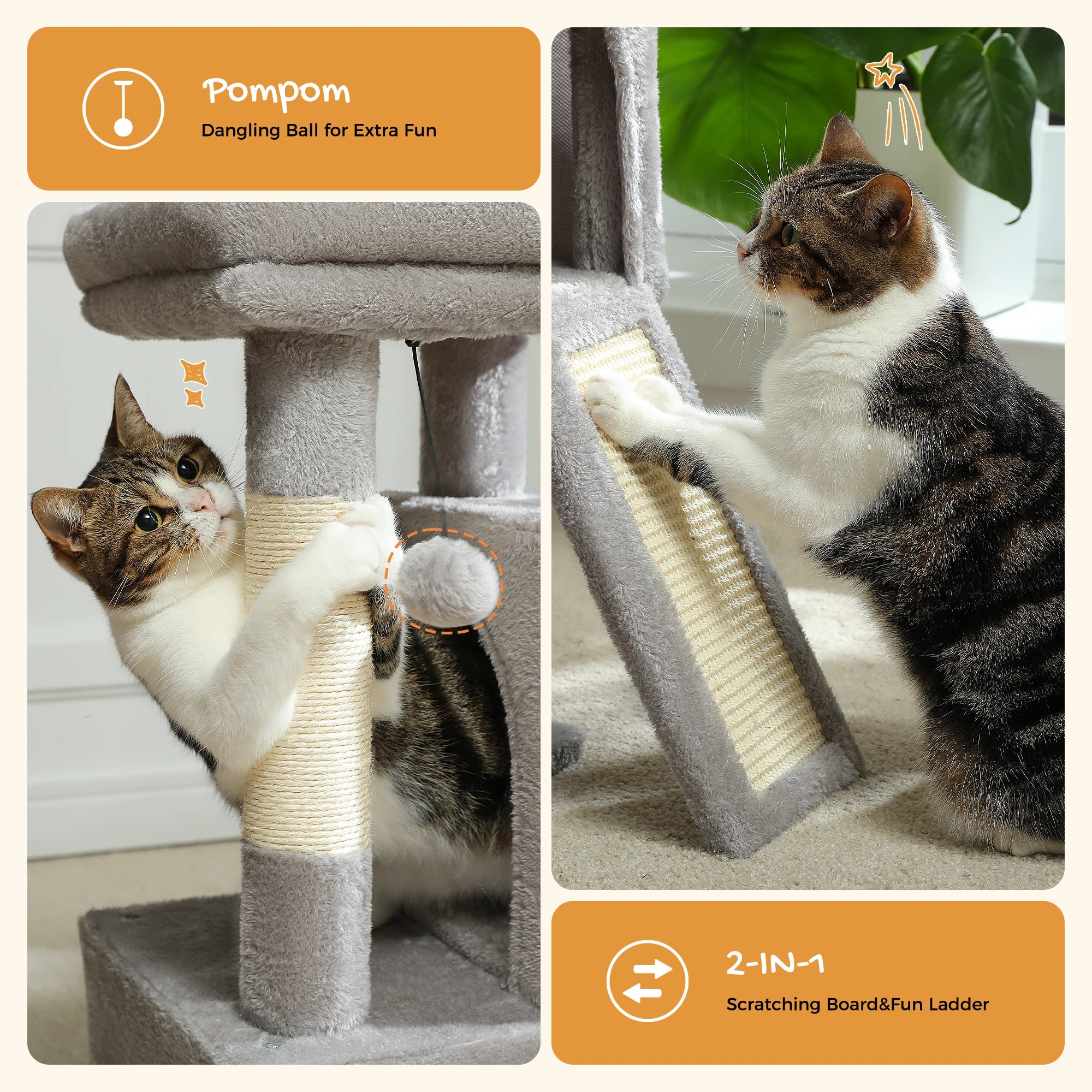Large Multi-Level Cat Tree