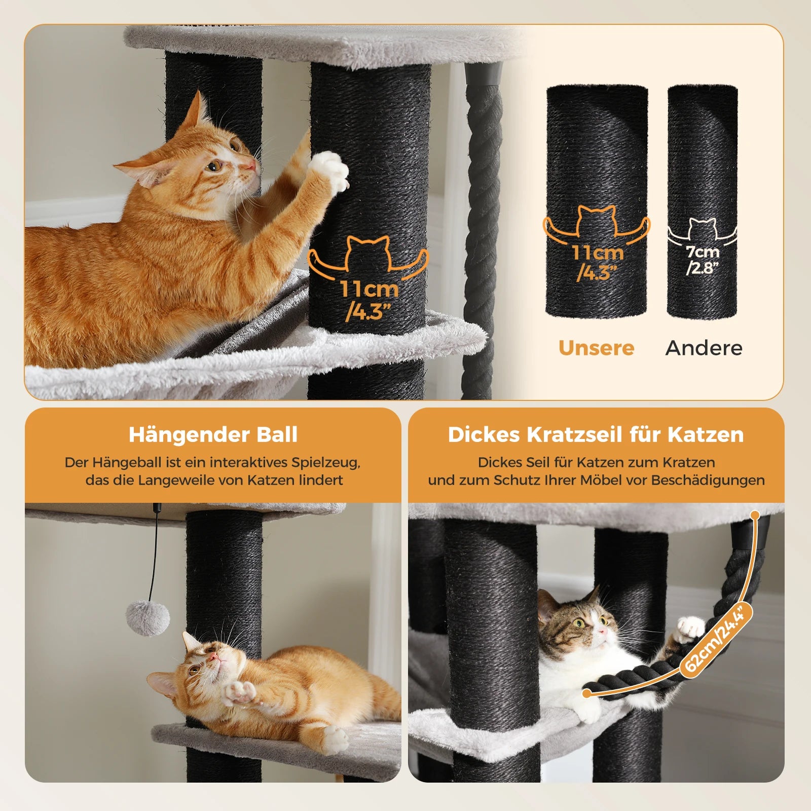 Big Cat Tree for Large Cats