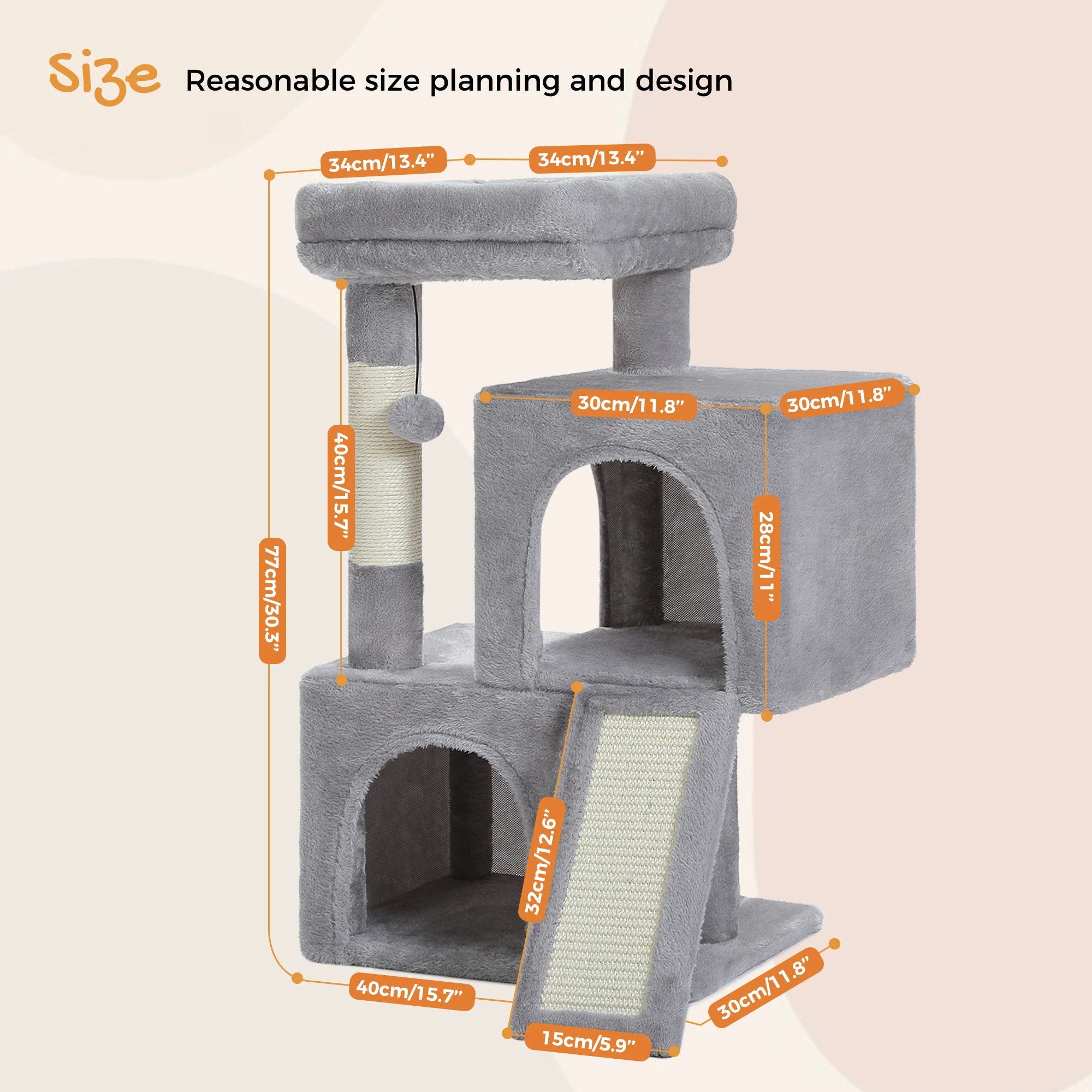 Large Multi-Level Cat Tree
