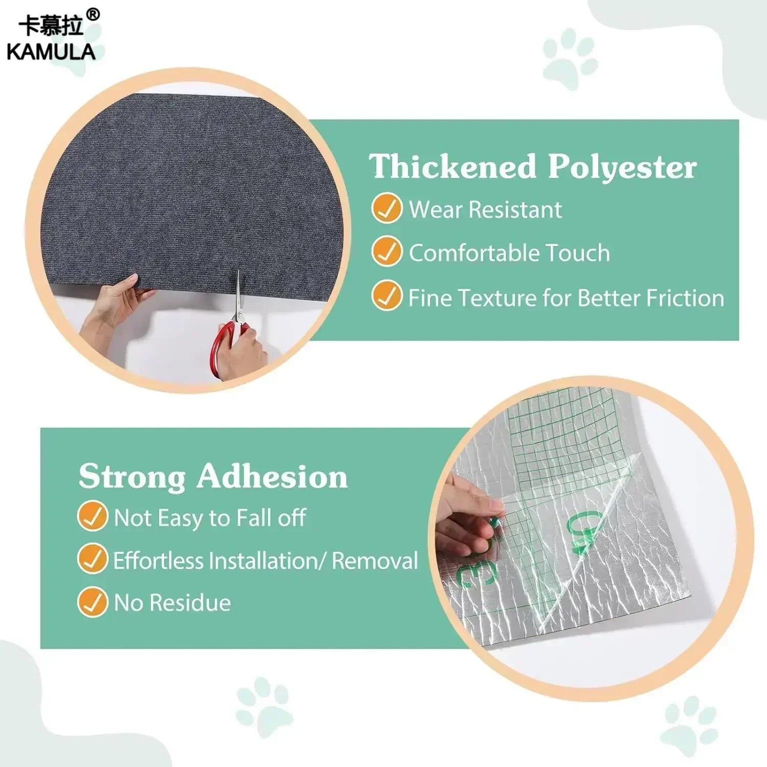 Self-Adhesive Cat Scratch Carpet