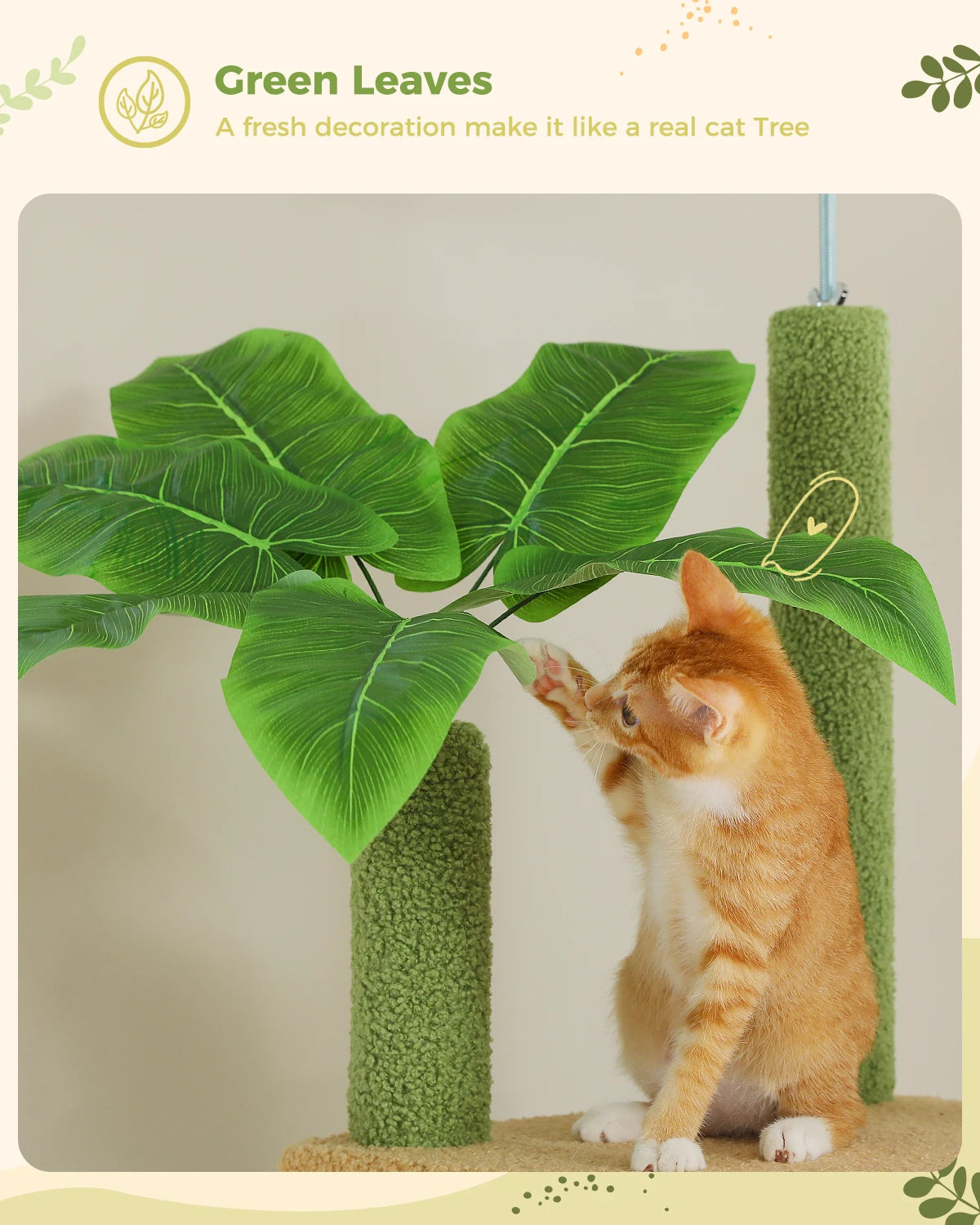 Adjustable Floor-to-Ceiling Cat Tree