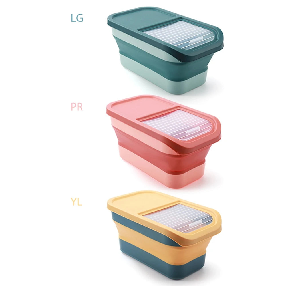 Collapsible Pet Food Container