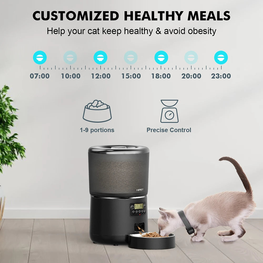Automatic Pet Feeder - TechnuBlack Edition