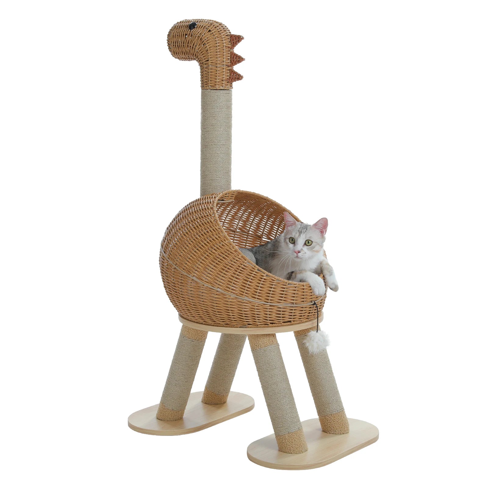 Whimsical Dinosaur Cat Tree