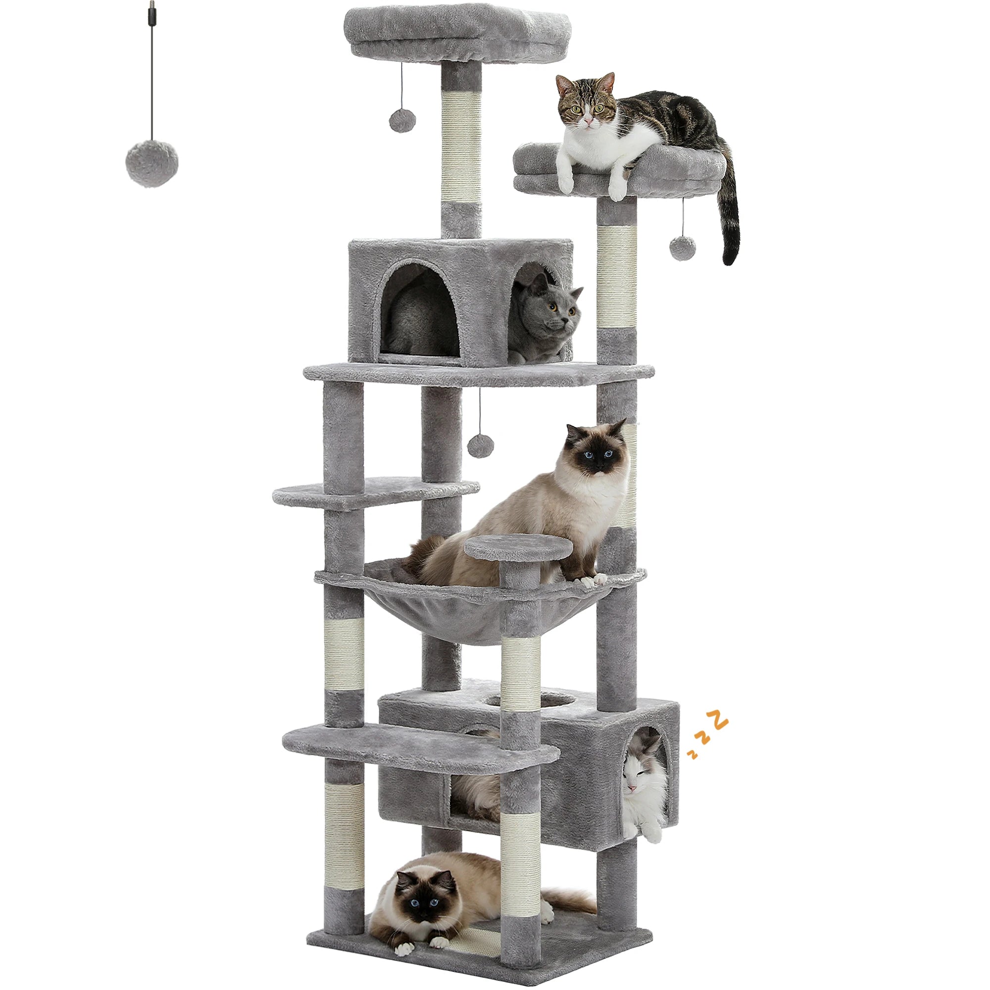 Large Grey Cat Tree