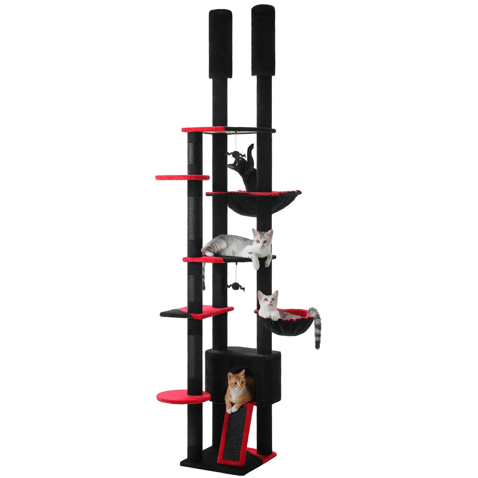 Adjustable Floor-to-Ceiling Cat Tree