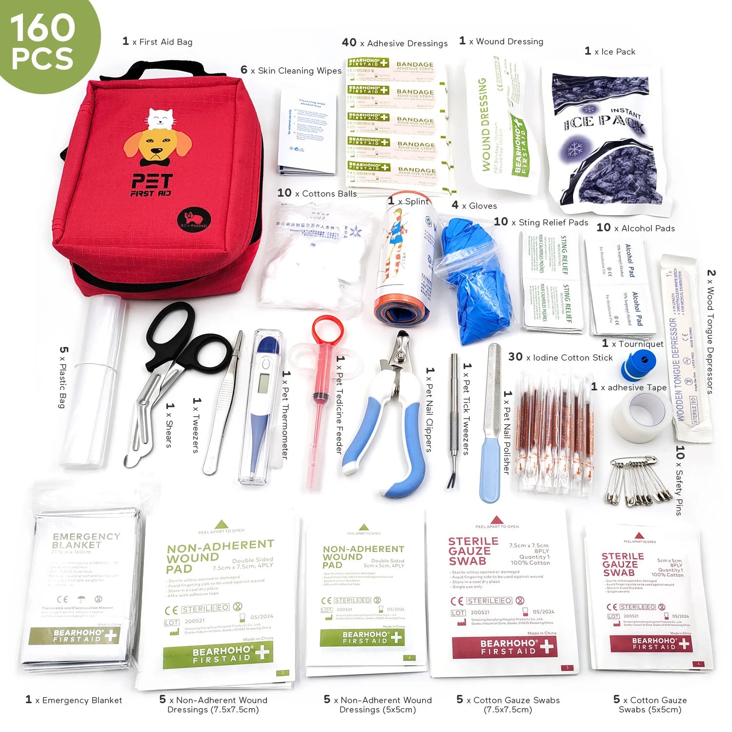 Portable Pet First Aid Kit