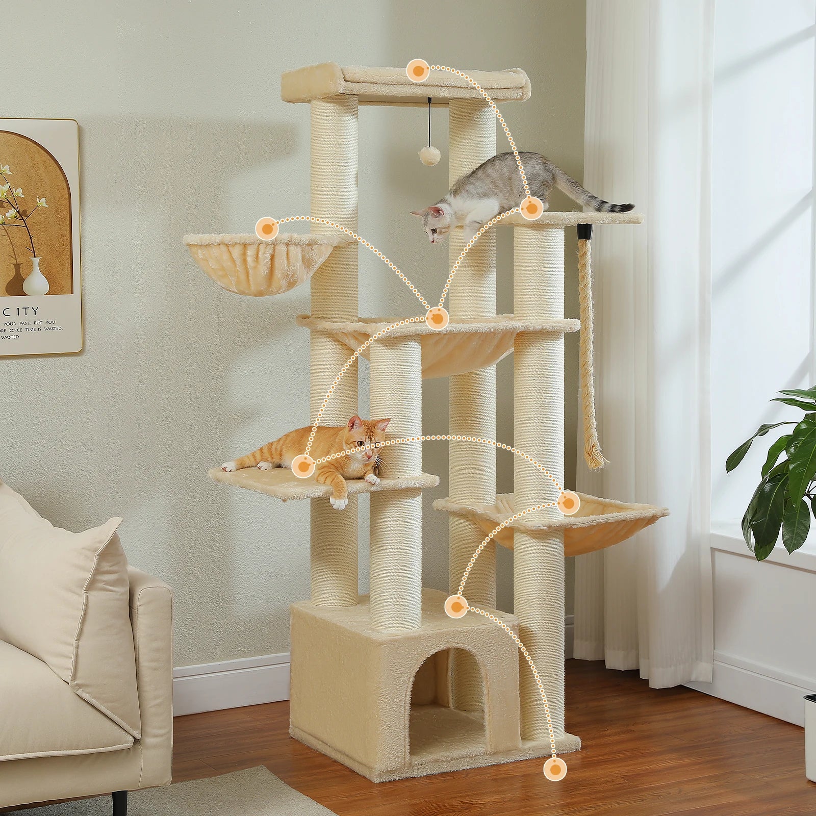 Big Cat Tree for Large Cats