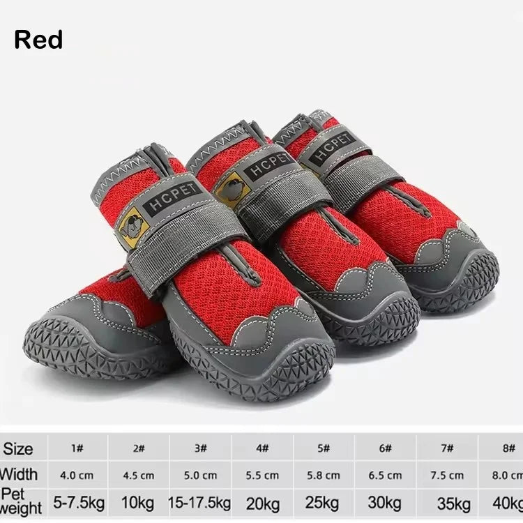 Chaussures respirantes pour chien