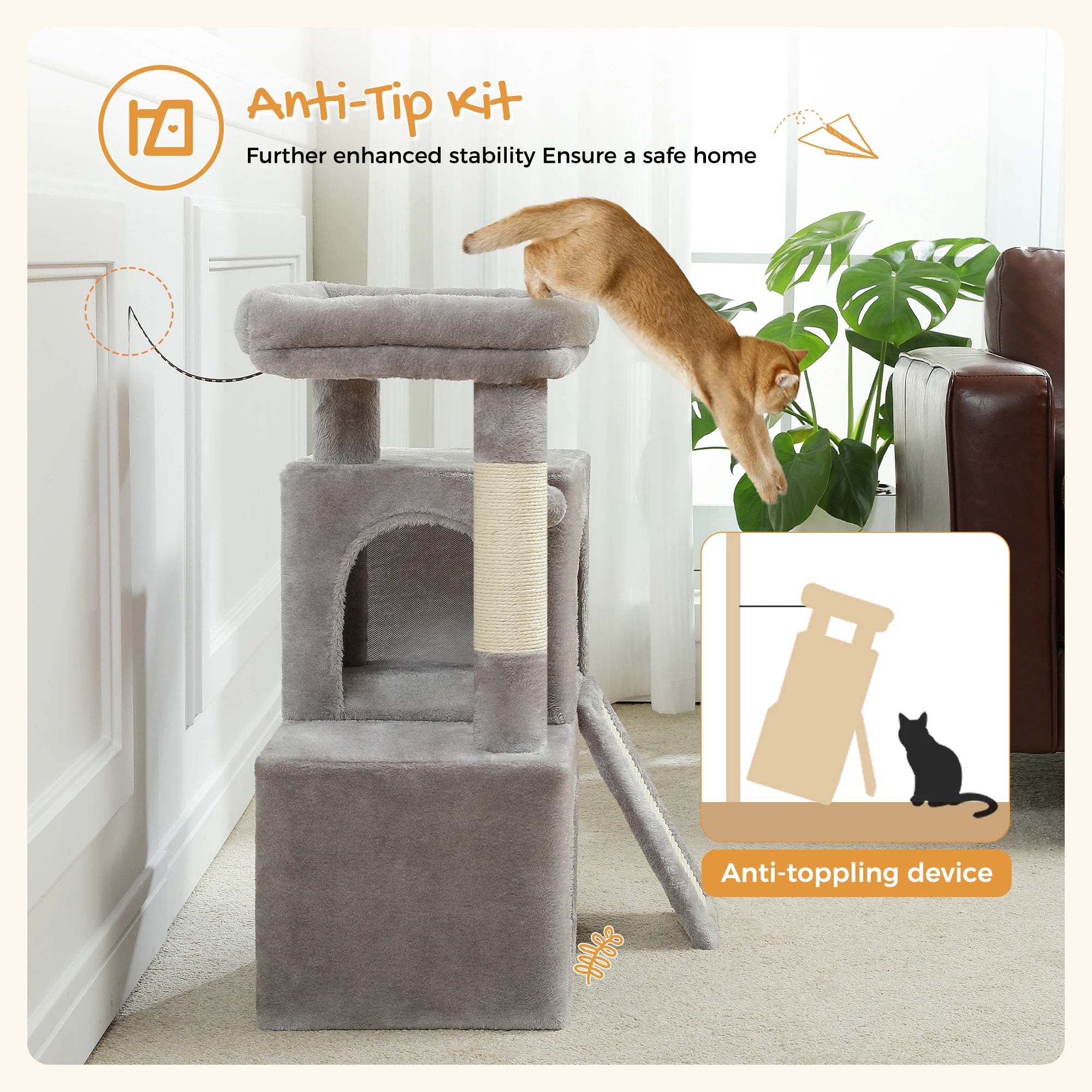 Large Multi-Level Cat Tree