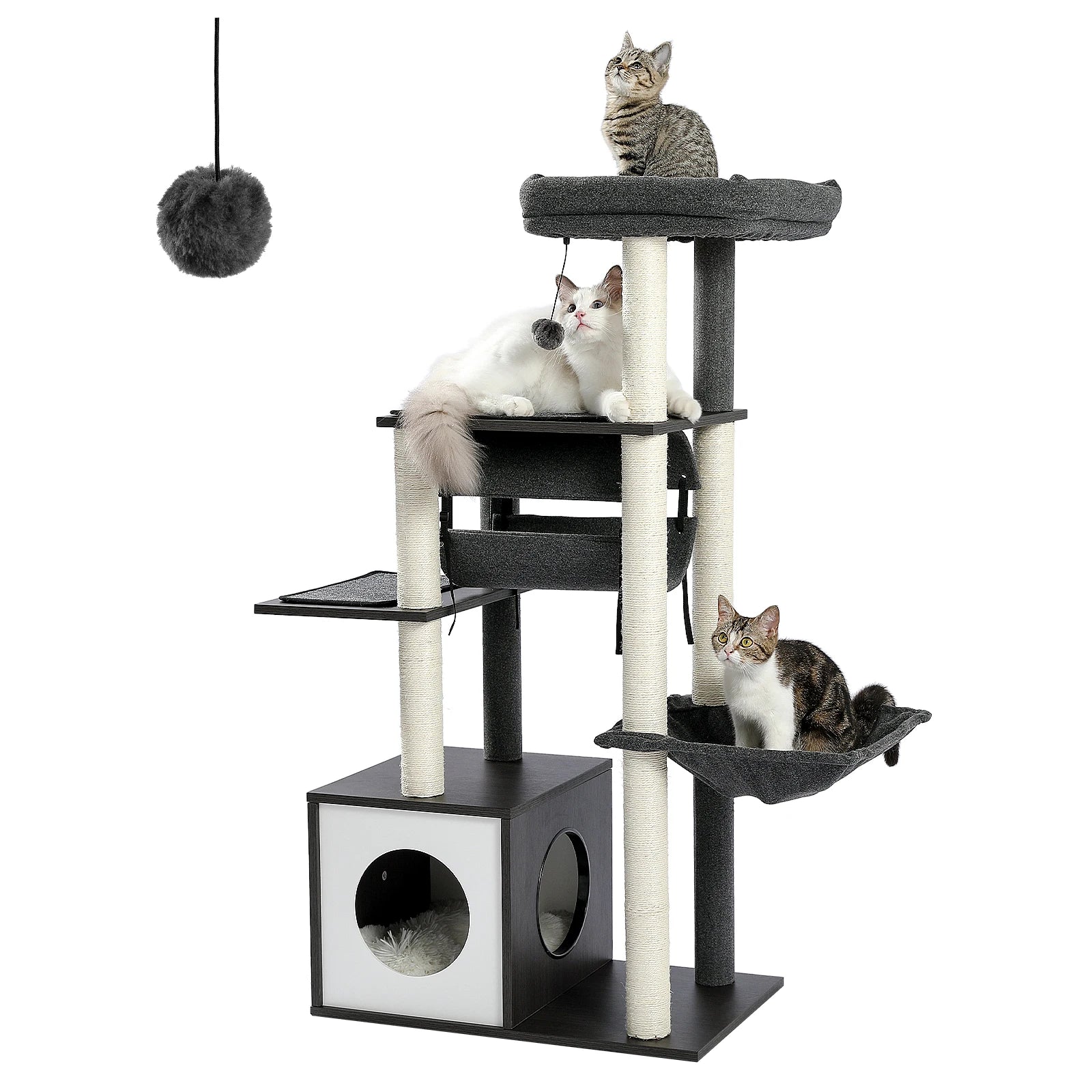 Modern Wooden Cat Tree