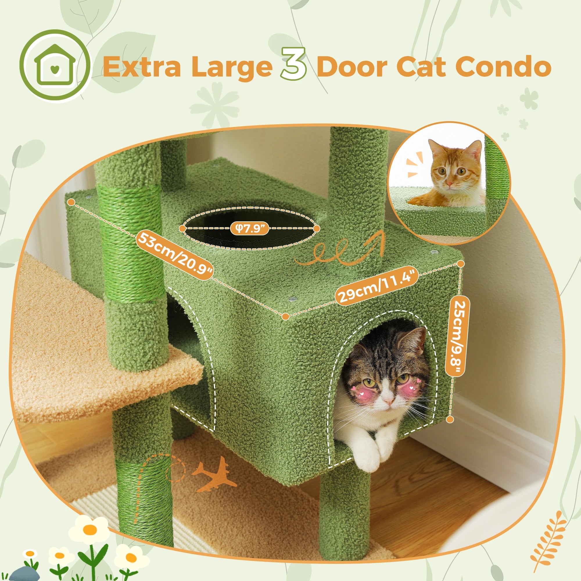 Large Cat Tree Tower