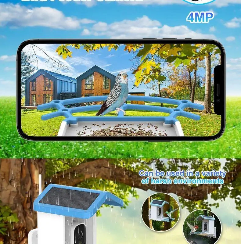 Outdoor Bird Feeder with camera