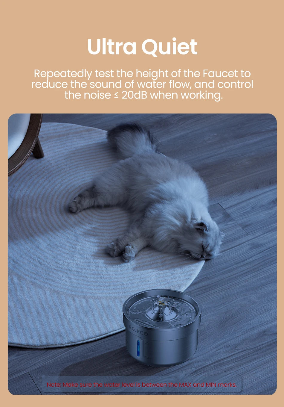 Stainless Steel Pet Drinking Automatic Water Fountain