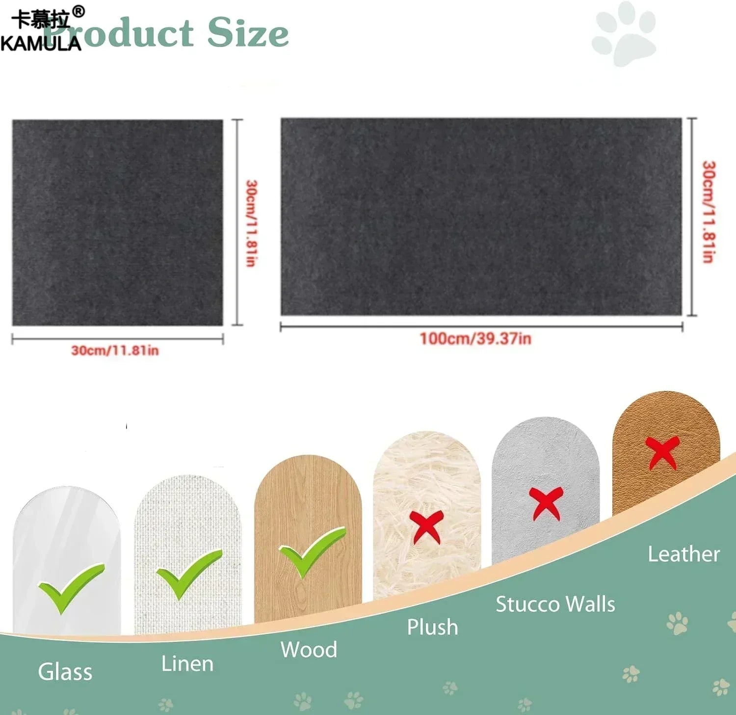 Self-Adhesive Cat Scratch Carpet