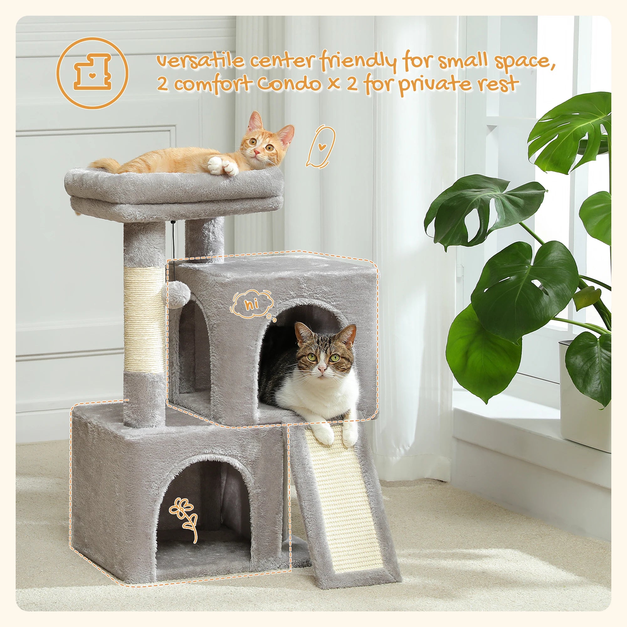 Large Multi-Level Cat Tree