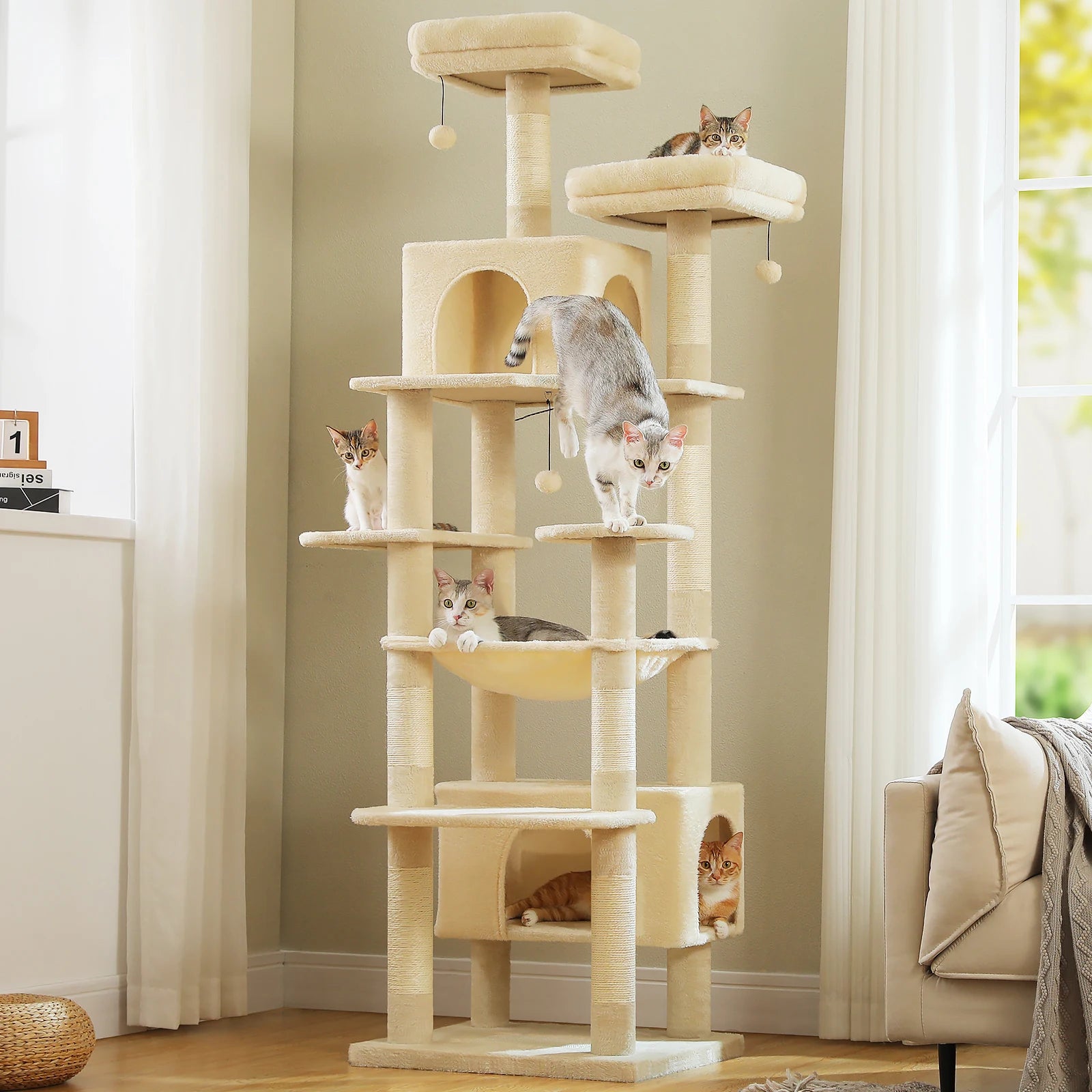 Tall Multi-Level Cat Tree