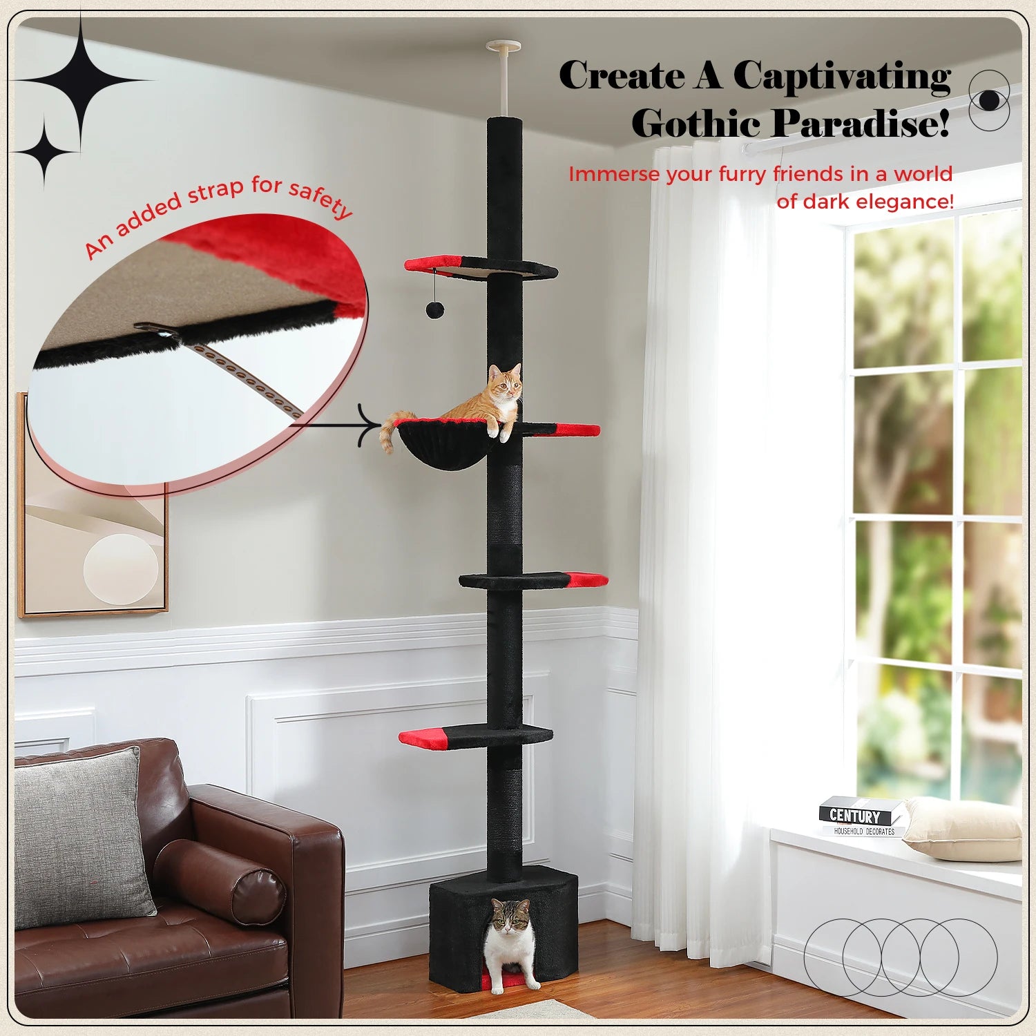 5-Tier Cactus Cat Tree