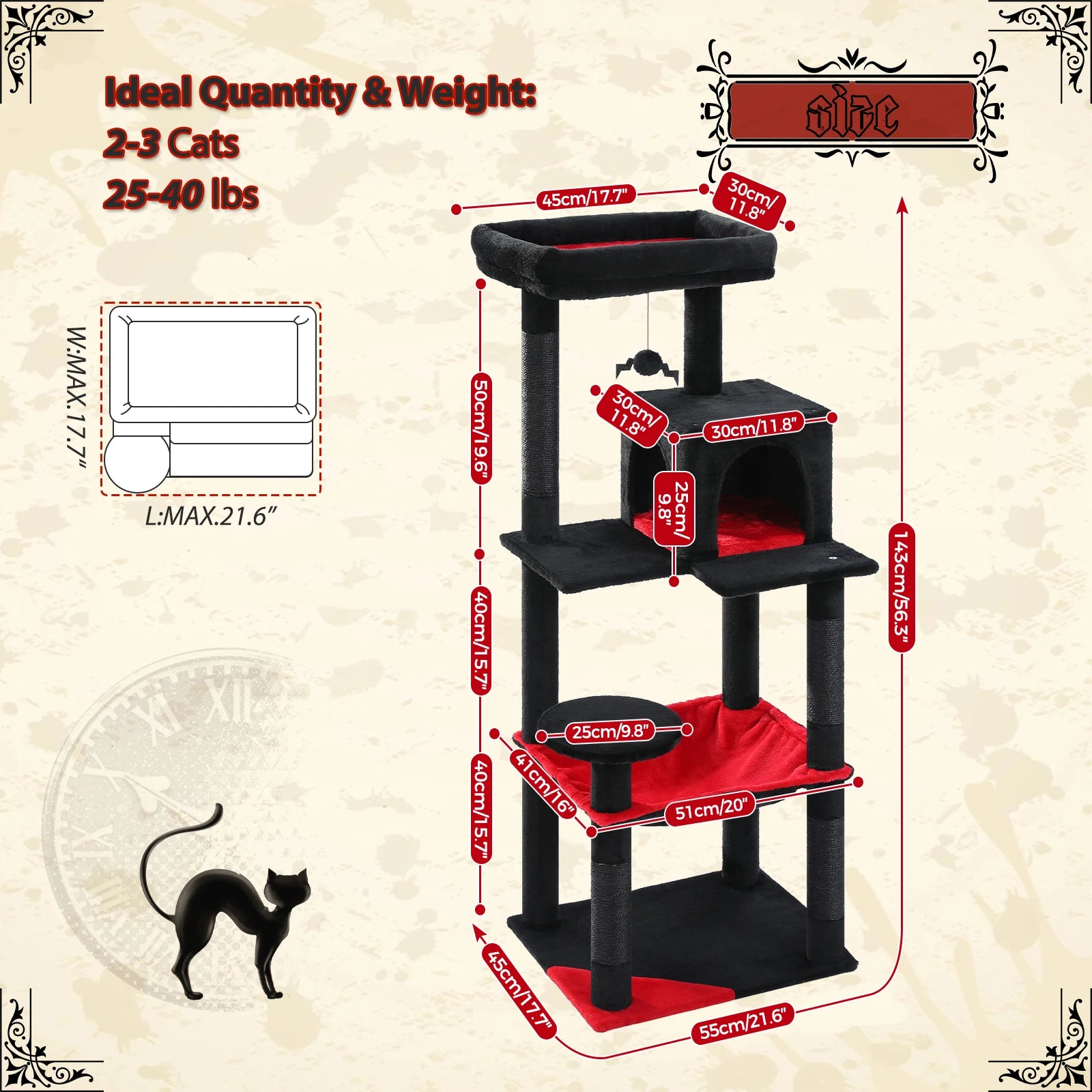 Gothic Cat Tree