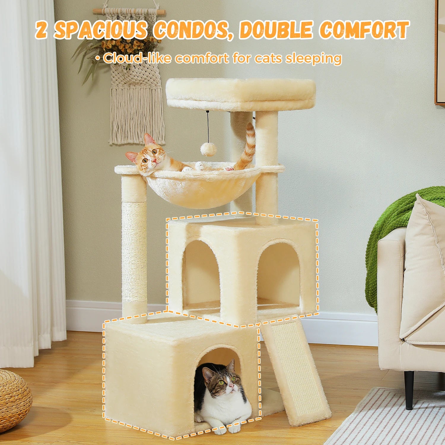 Large Multi-Level Cat Tree